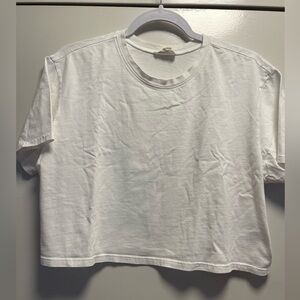 Classic White Cropped Tee